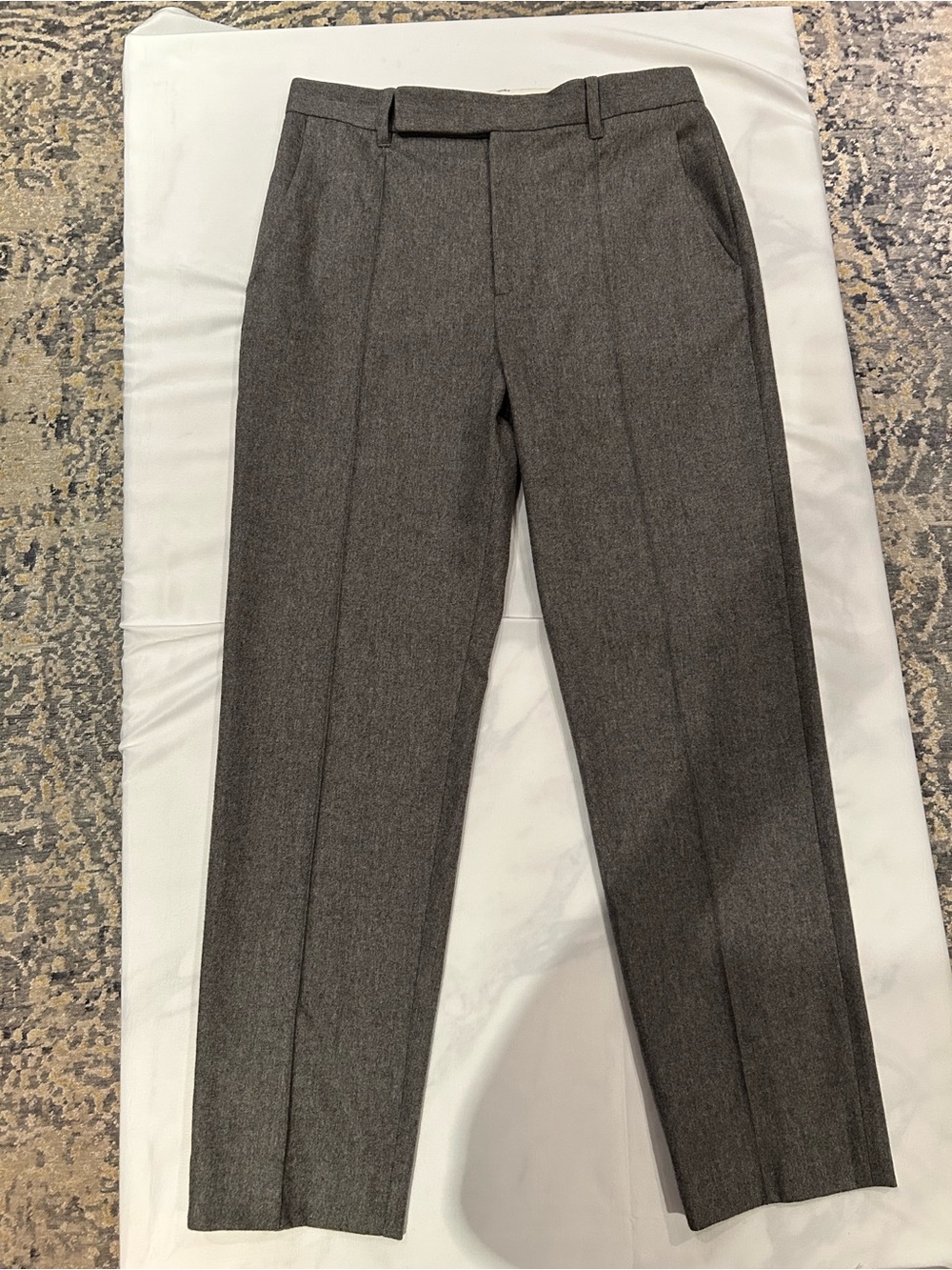 Maria McManus Gray Single Pleat Trousers